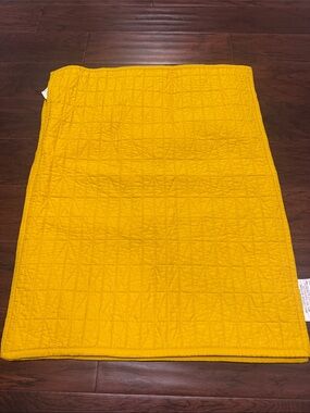 Target Yellow Quilted Pillow Sham